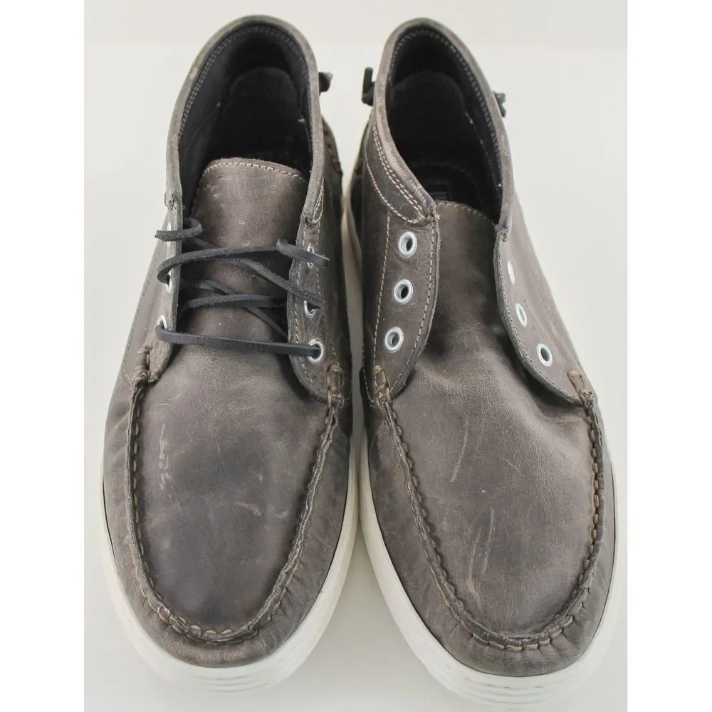 INC International Concepts Yacht Gray Boat Shoes 8